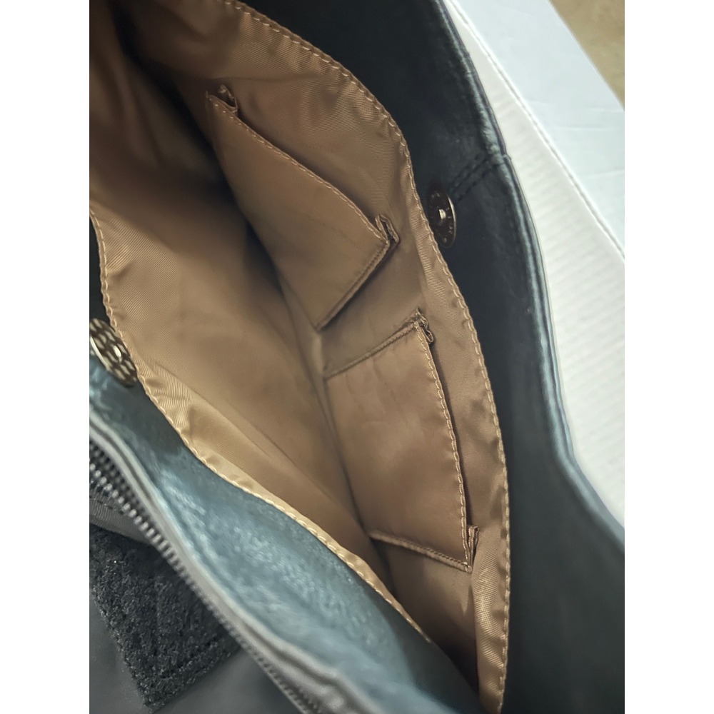 Gun Tote'n‎ Mamas Black Leather Concealed Carry Shoulder Bag RFID CCW Purse - Picture 9 of 16